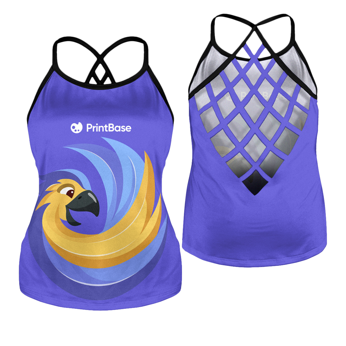 Criss Cross Open Back Tank Top