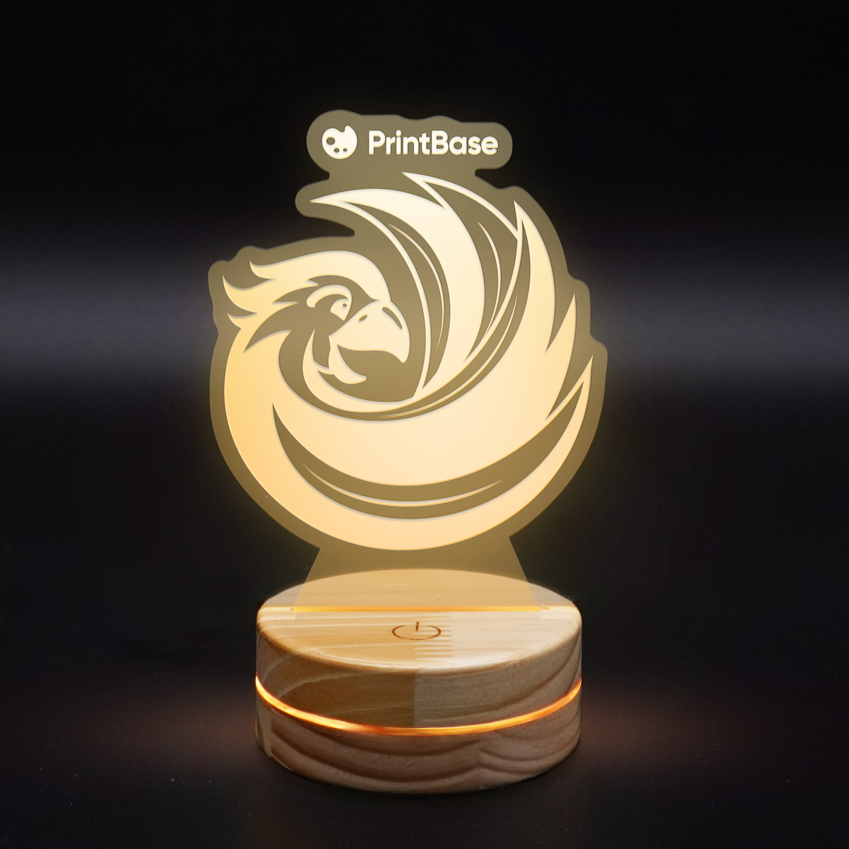 Custom 3D Led Lamp (Laser Engraving)