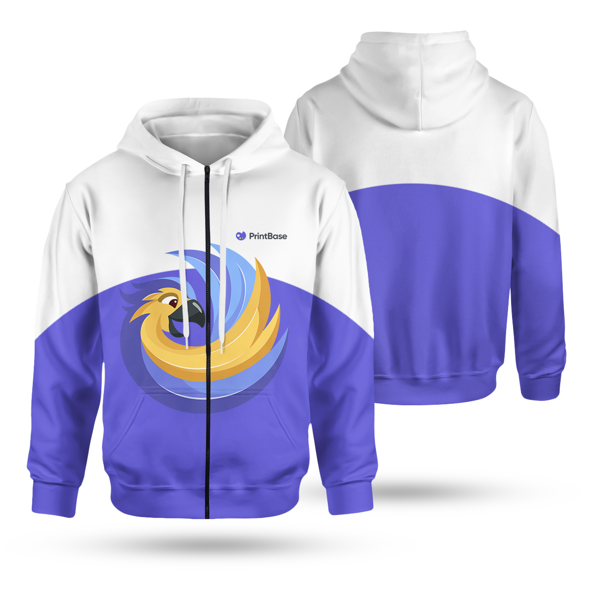New Multi Piece Zip Hoodie