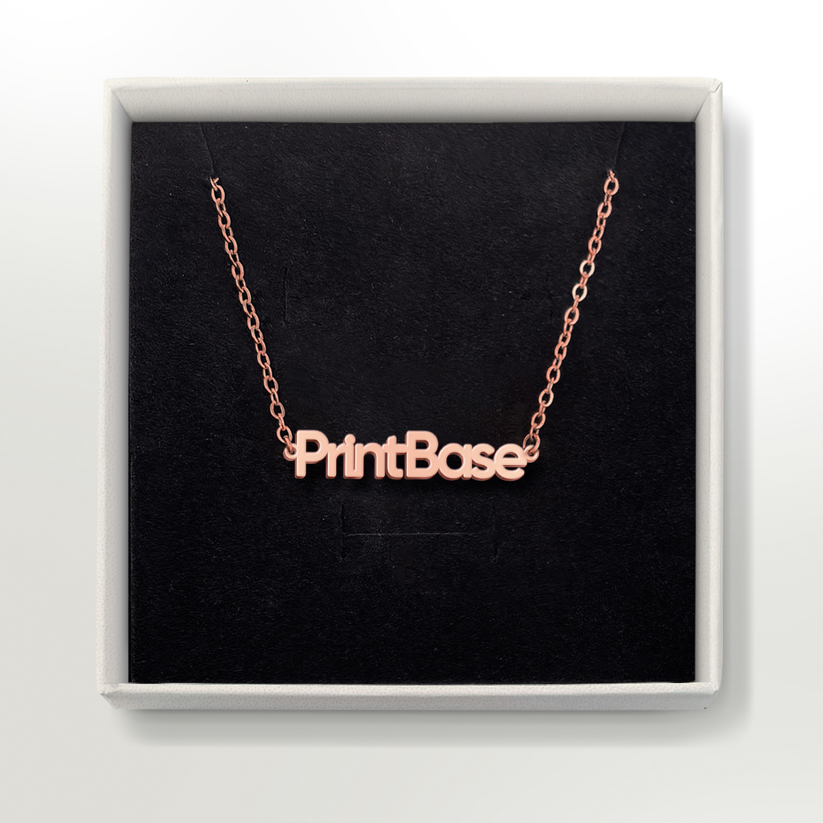 Custom Name Necklace(Rose Gold)