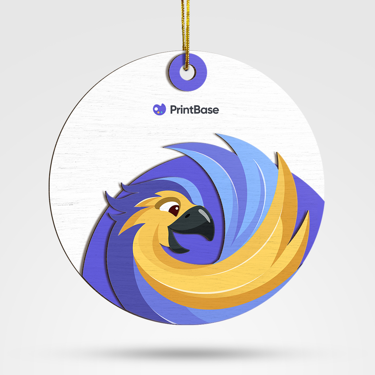 Custom 3-Layer Wood Ornament